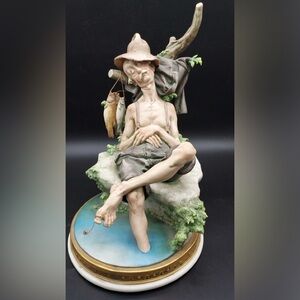 Cappe "Sleeping Fisherman" Porcelain Figurine